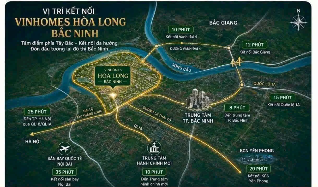 Bản đồ kết nối vị trí — Vinhomes King Park